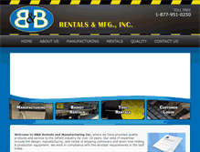 Tablet Screenshot of bbrentals.net
